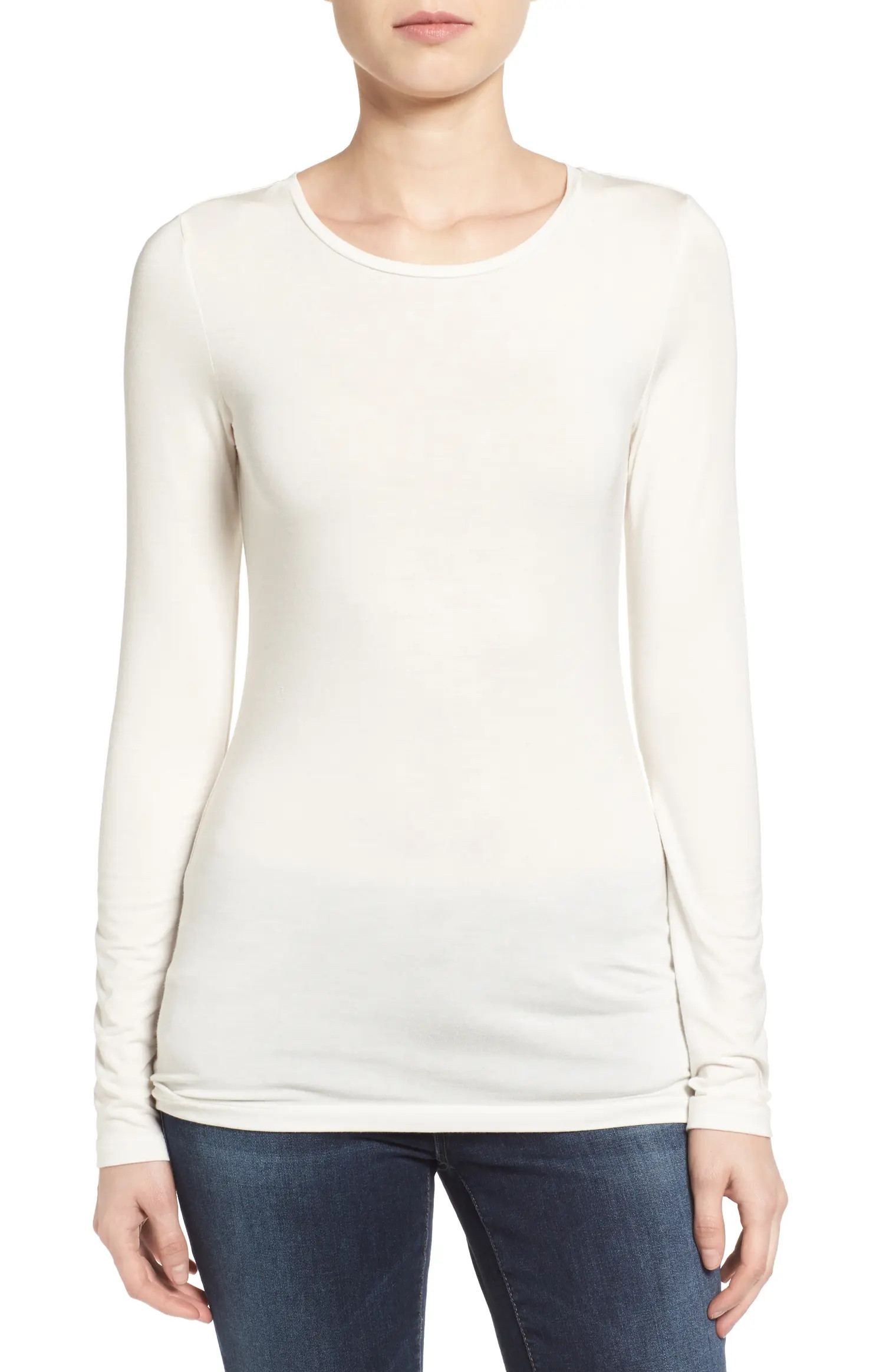 Long Sleeve Modal Blend Tee | Nordstrom