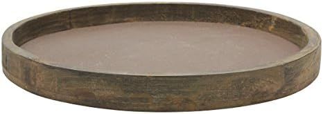 Stonebriar Rustic Natural Wood and Metal Candle Holder Tray, Home Decor Accessories for The Coffe... | Amazon (CA)