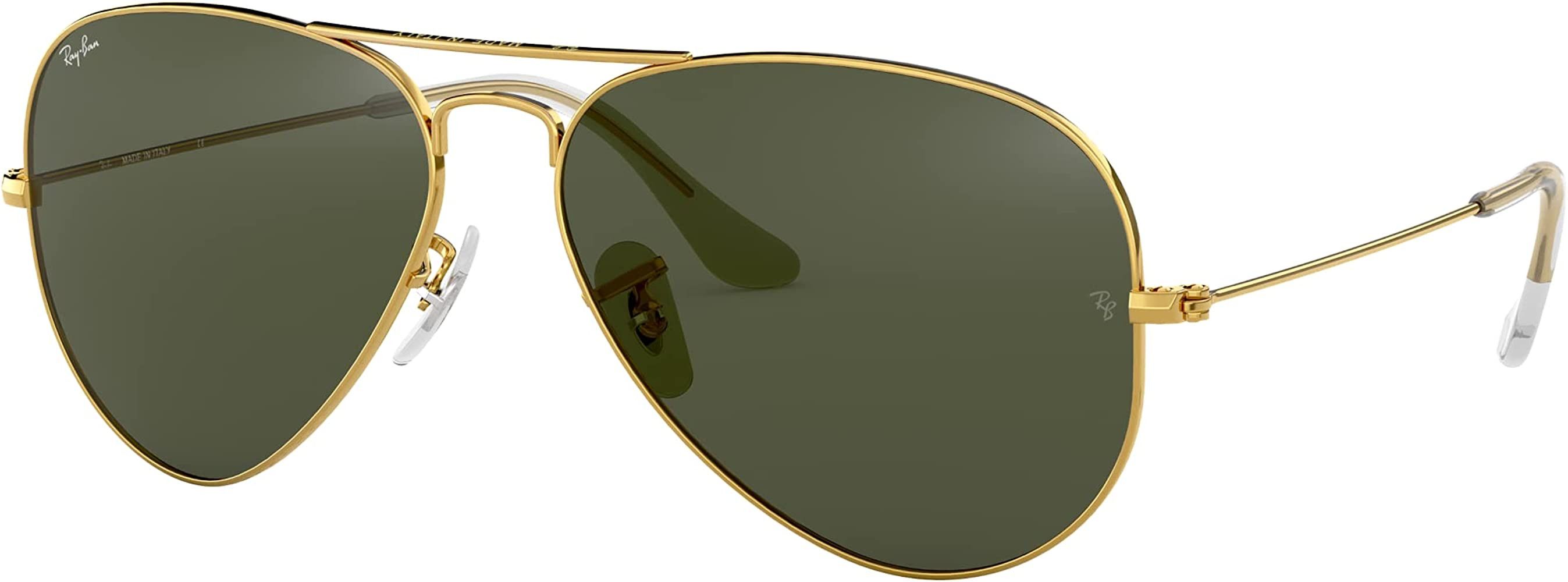 Ray-Ban RB3025 Classic Aviator Sunglasses | Amazon (US)