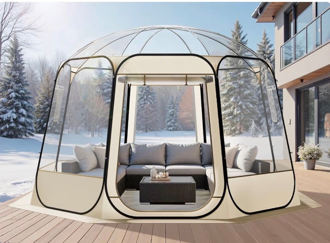 Maybe you don’t have a she shed, but how about a waterproof pop up bubble tent 😍

#LTKHome