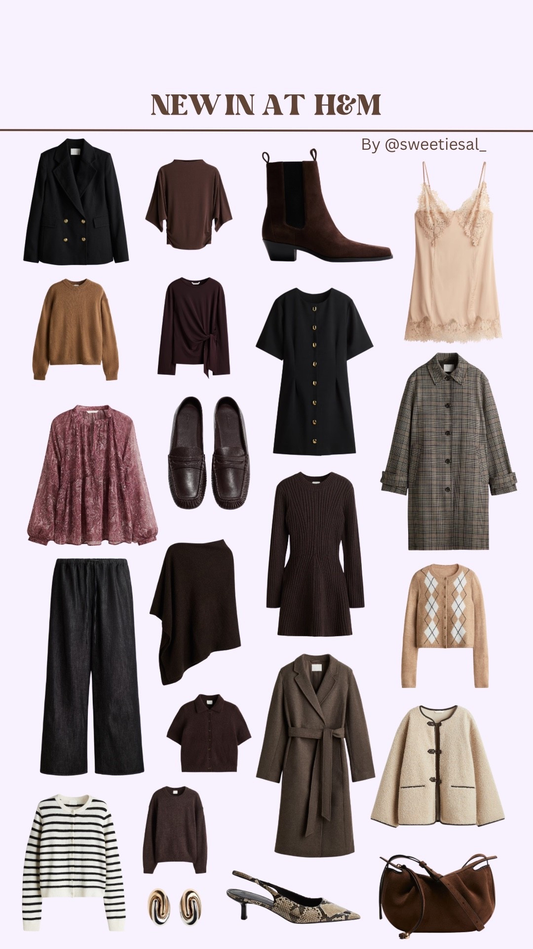 Autumn is here, the leaves are turning all the shades of orange and I am HERE for Autumn Winter fashion! Browns, beiges and burgundy 😍

H&M has some absolutely gorgeous pieces in new in!! 

• H&M • Boucle • Jumper • Knitwear • Winter Coat • Trench Coat • Cosy Vibes • Paris Street Style • Capsule Wardrobe • Workwear • Back to School • Brown • Suede • Boots • 

#LTKautumn #LTKFashionMonth #LTKstyletip