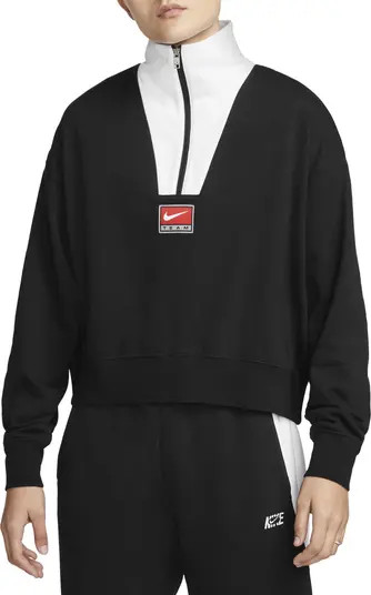 Brushed Fleece Half Zip Sweatshirt | Nordstrom