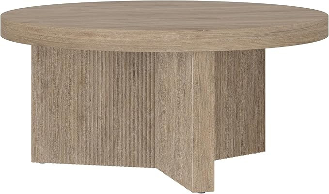 Henn&Hart Holm Coffee Table, 32" Wide, Gray | Amazon (US)