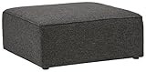 Amazon Brand – Rivet Audrey Modern Ottoman, 39.4"W, Caviar | Amazon (US)