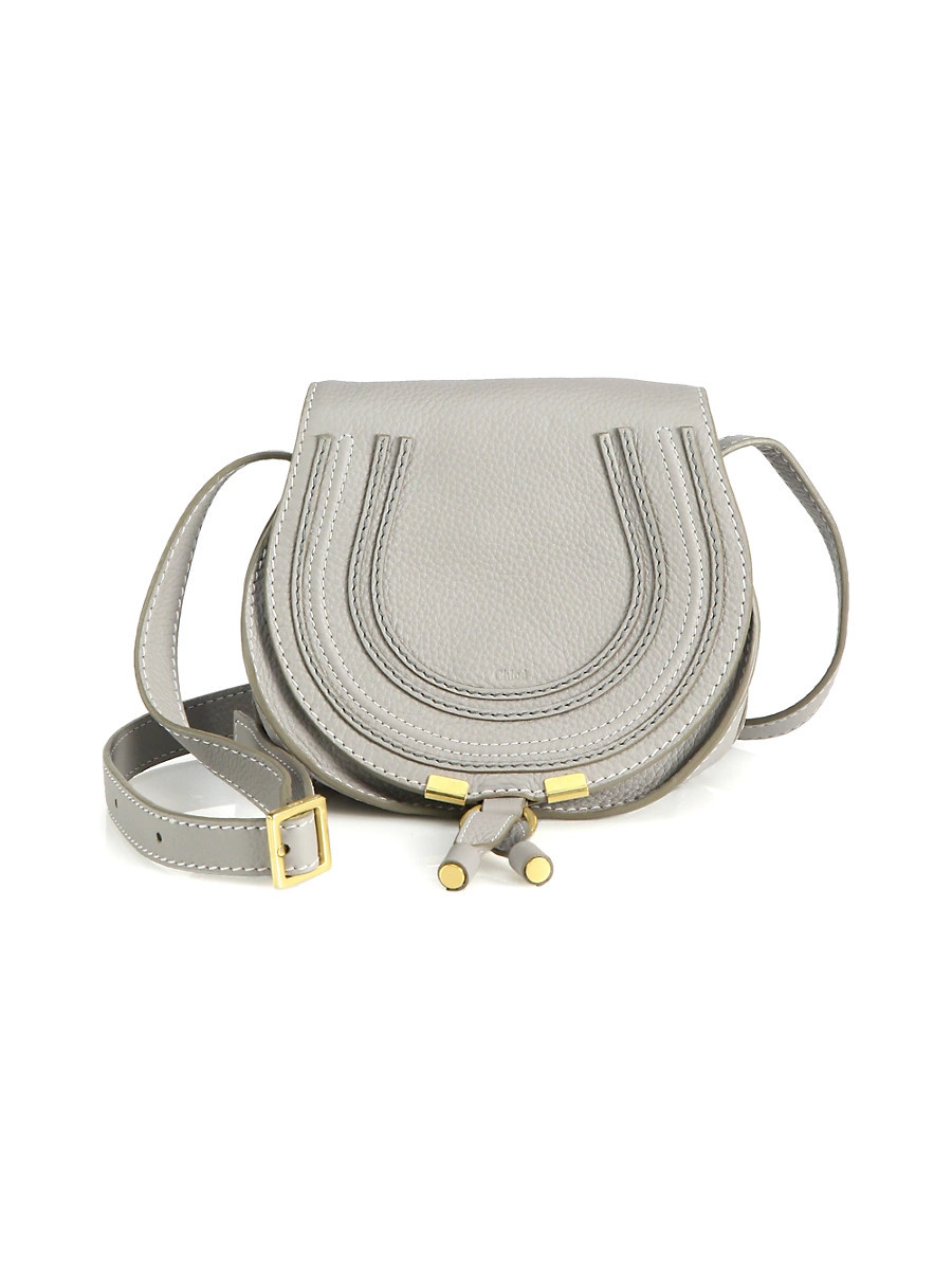 Women's Small Marcie Leather Saddle Bag - Cashmere Grey | Saks Fifth Avenue