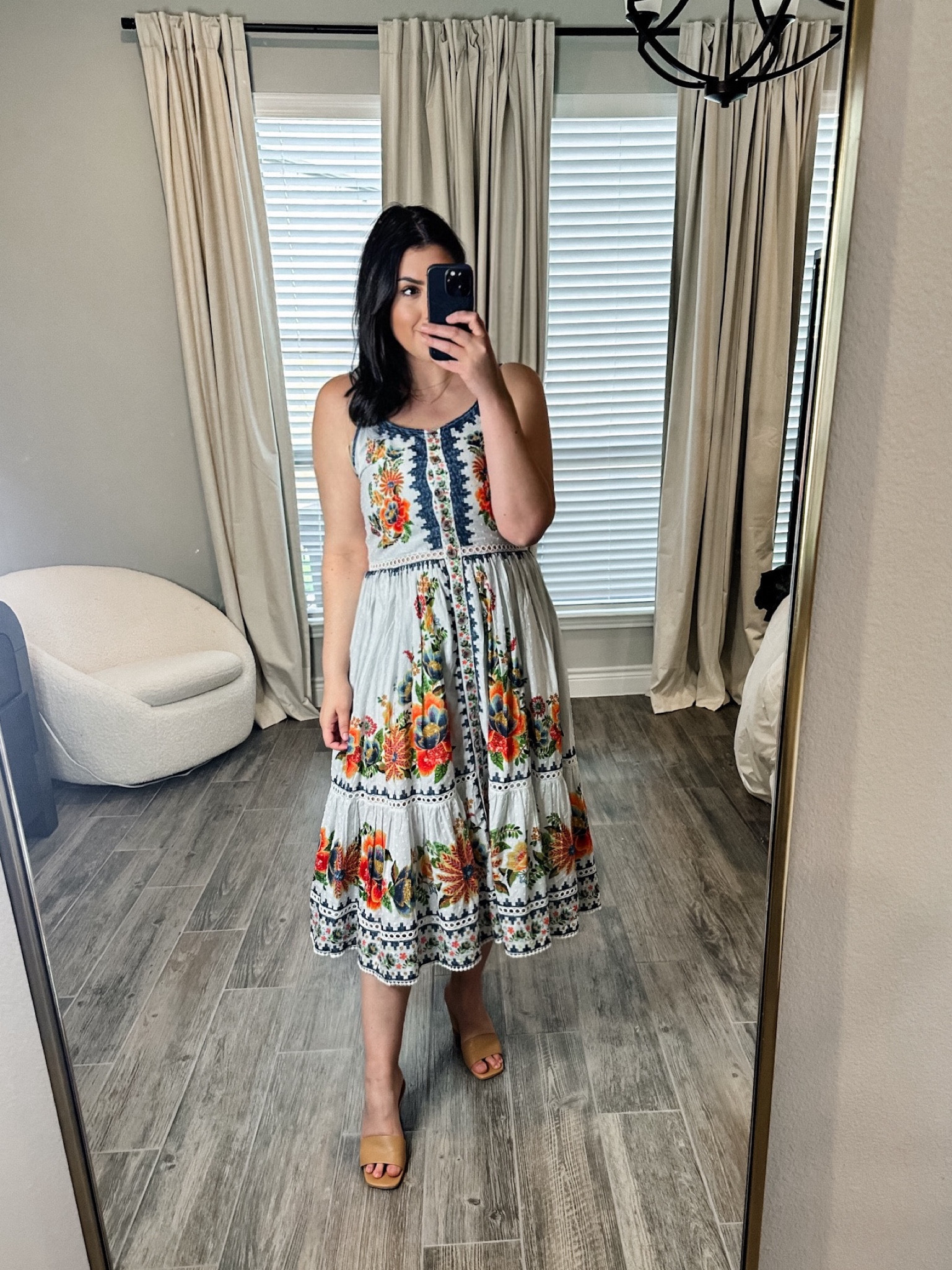 linen fruit dress 1940s FRUIT print LINEN novelty print skirt small