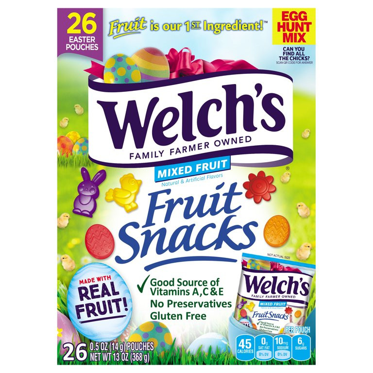 Welch's Easter Mixed Fruit, Fruit Snacks, 13 oz, 26 Count | Walmart (US)