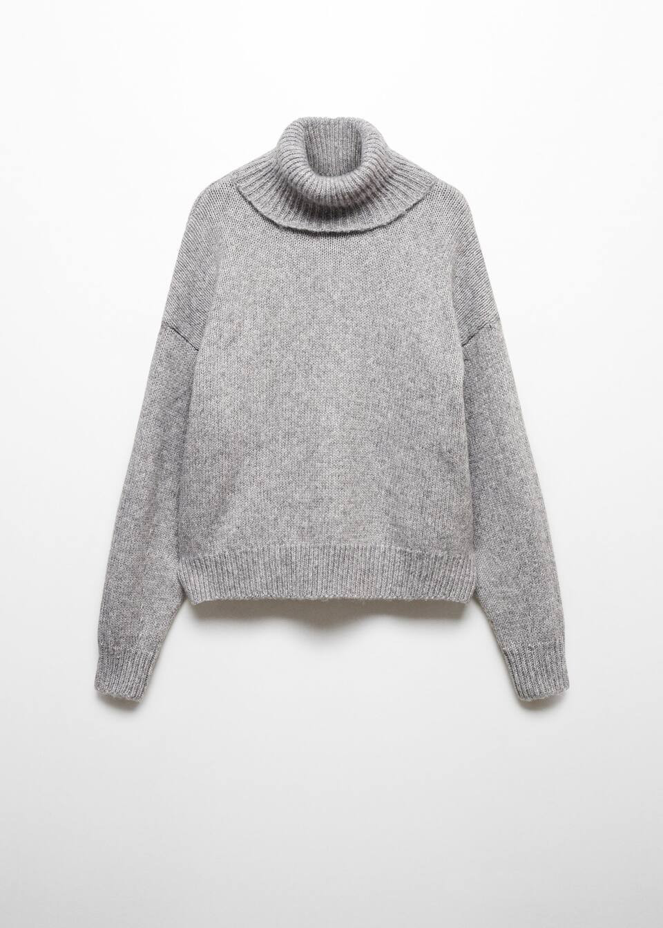 Pull-over maille col roulé -  Femme | Mango France | MANGO (FR)