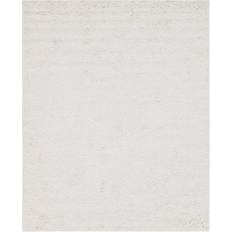 Unique Loom Indoor Rectangular Solid Contemporary Area Rugs Off-White, 8' 0 x 10' 0 | Walmart (US)