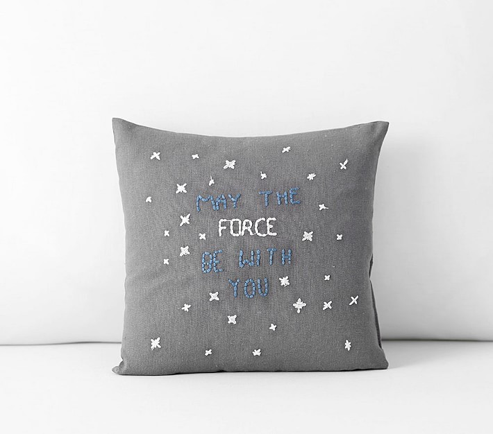 Star Wars™  May the Force be with You™ Pillow | Pottery Barn Kids