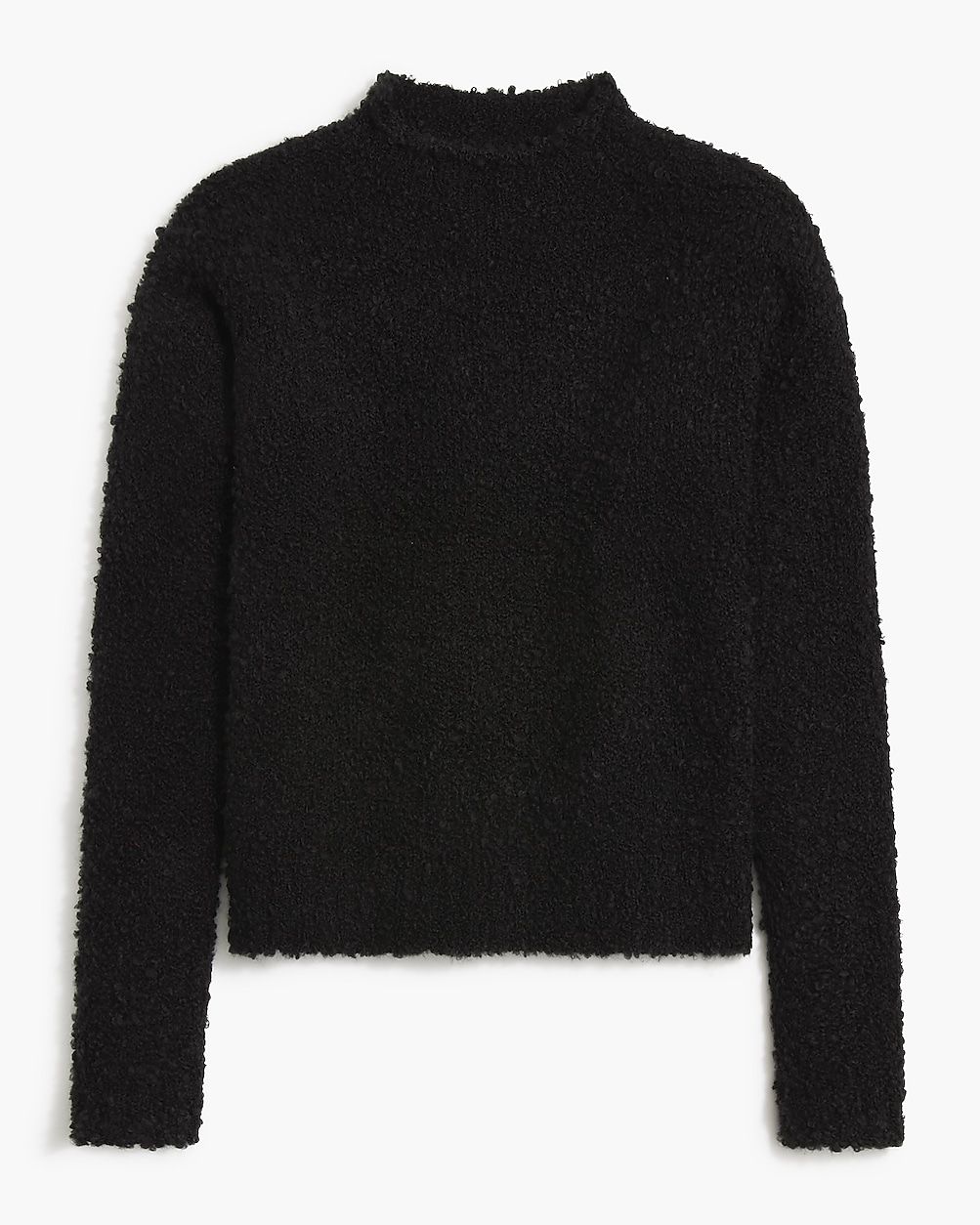 Bouclé mockneck sweater | J.Crew Factory