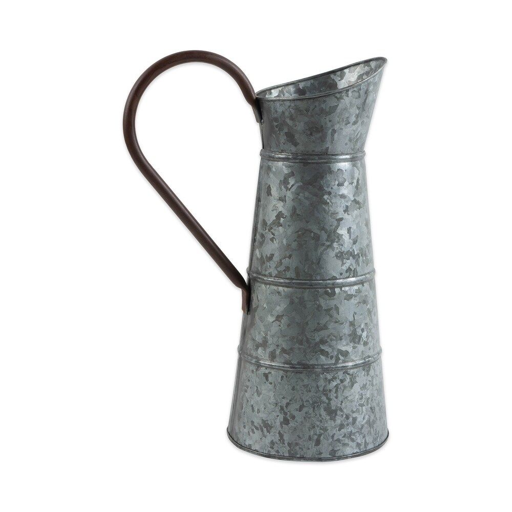17" Rustic Vintage-Style Pitcher (Silver) | Bed Bath & Beyond