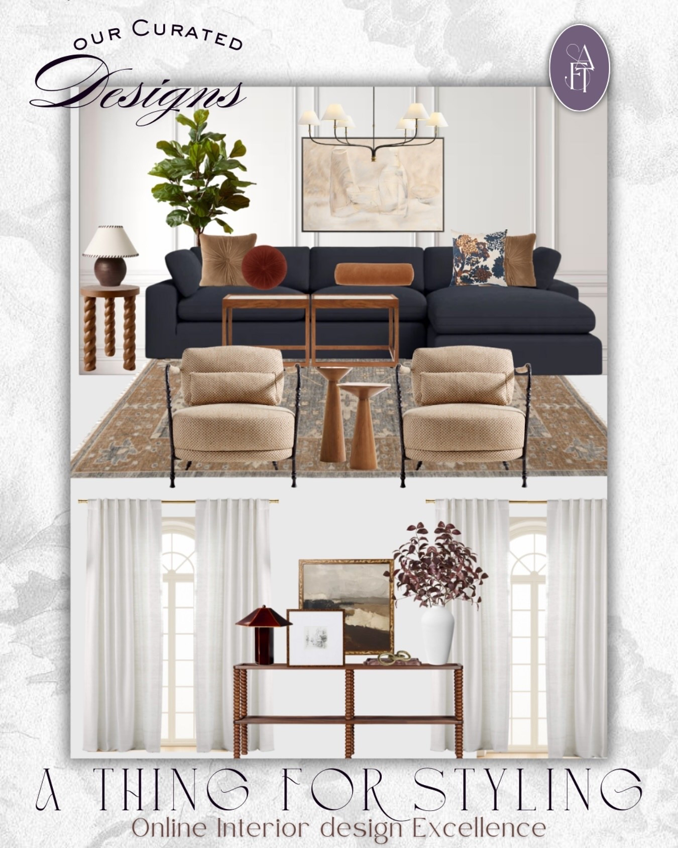 So many women I’ve talked to lately have said “I have a gray couch…” almost like it’s a bad thing.
But here’s the truth there’s no such thing as a bad piece of furniture.

A gray sofa isn’t outdated or boring, it just needs the right styling to shine. Layer it with cozy textures, warm tones, contrast pillows, and a few thoughtful accents, and suddenly it feels fresh, elevated, and completely new.

This design board from my curated collection is proof: your existing pieces can have a second life. You don’t always need to start over, sometimes all it takes is a fresh perspective.

If you’ve got a piece at home you think is “dated,” try giving it a new look before saying goodbye. You might love it again.

#interiordesign