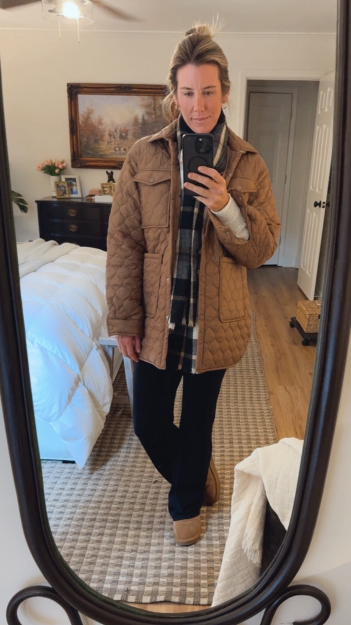 This coat is so chic and cozy! Very warm and I love how well it matches the Ugg style boots and slides I constantly wear when it’s cold ❄️

#LTKHoliday #LTKGiftGuide #LTKSeasonal