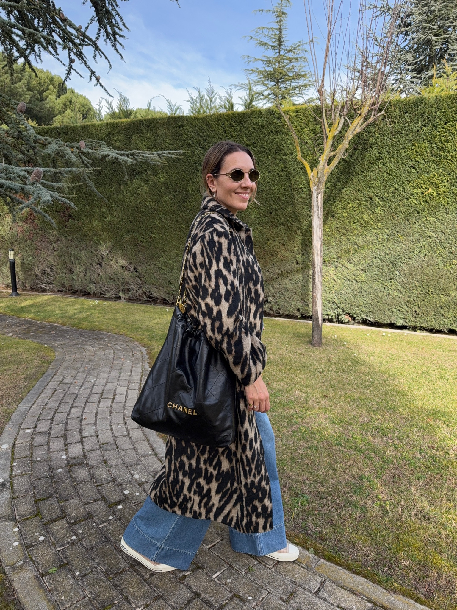 Abrigo de leopardo + wide leg jeans 🤝
#widelegjeans #leopardcoat #abrigoleopardo