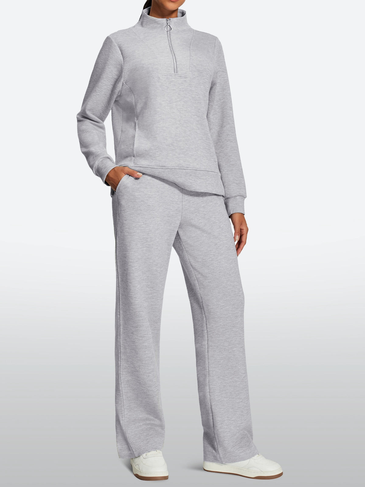 IUGA 2 Piece Outfits Wide Leg Pants Lounge Set | IUGA