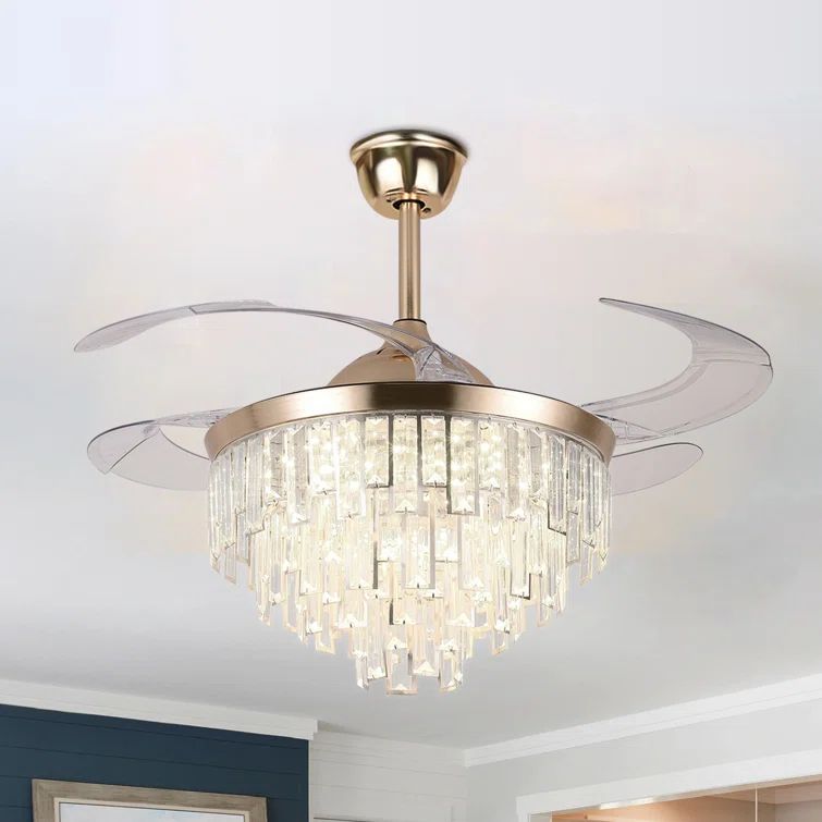 Demona 42'' Ceiling Fan with LED Lights | Wayfair North America