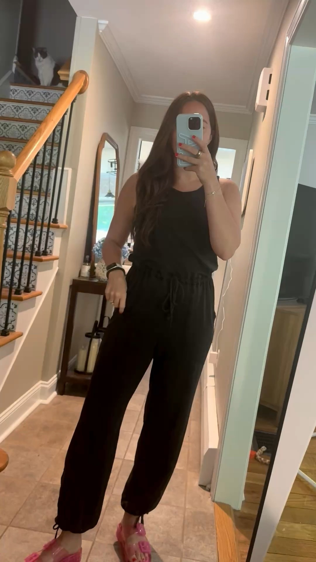 Todays outfit!! 
Size small in jumpsuit 
True size in shoes

#LTKootd #LTKmomlife