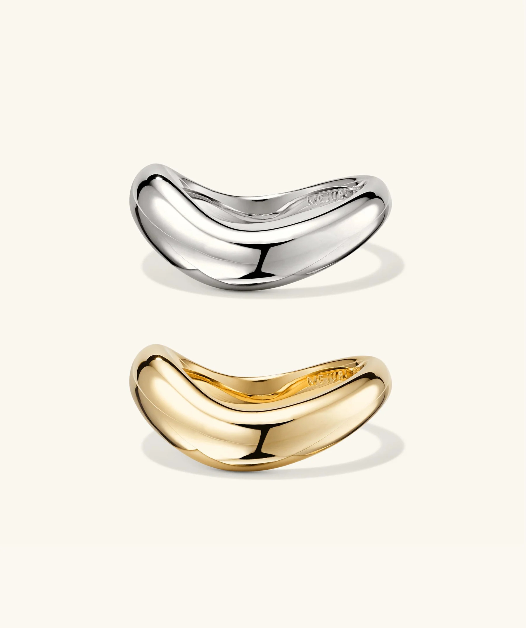 Dôme Figure Ring Signature Set | Mejuri Fine Crew