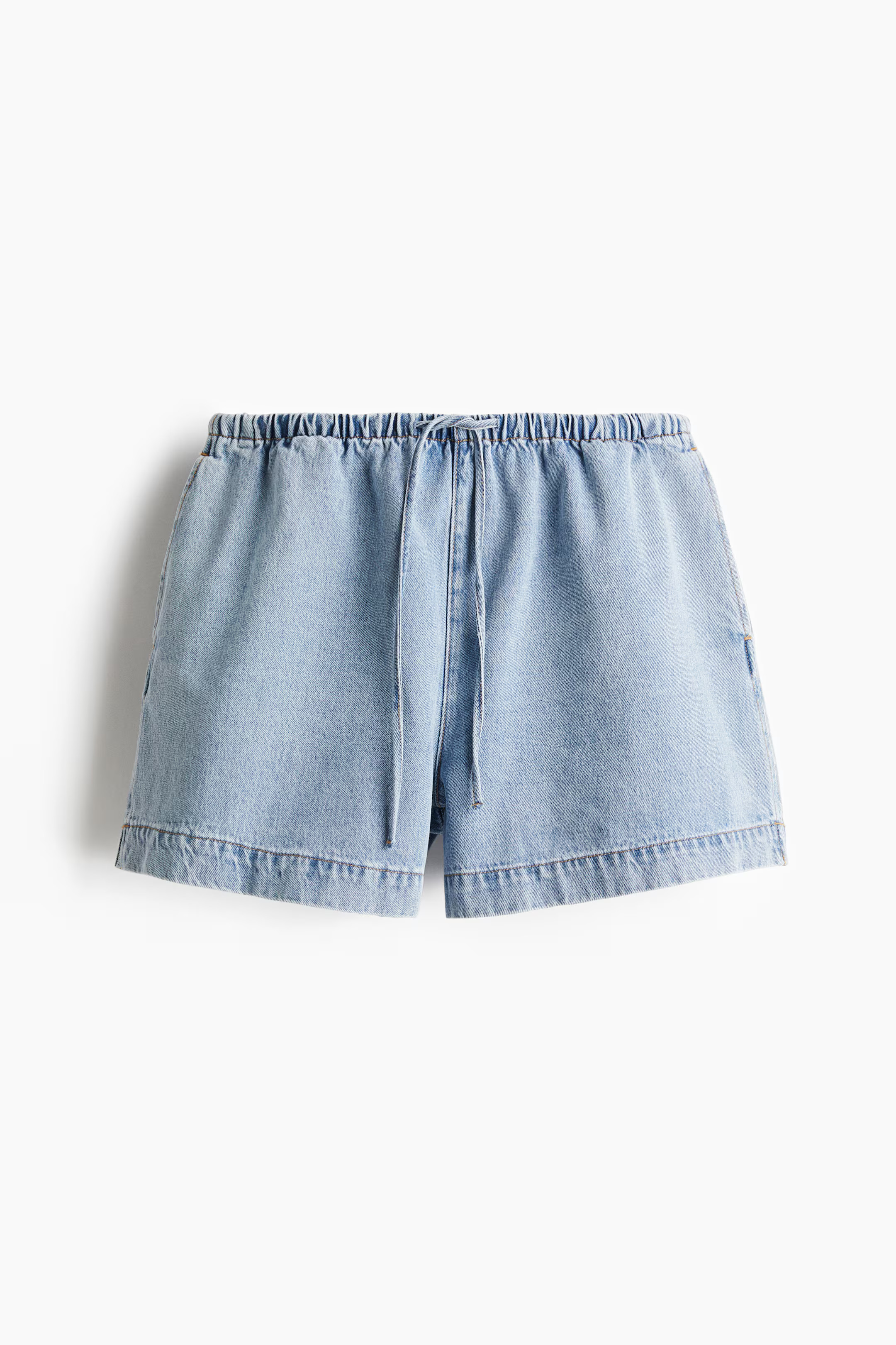 Denim drawstring shorts | H&M (UK, MY, IN, SG, PH, TW, HK)