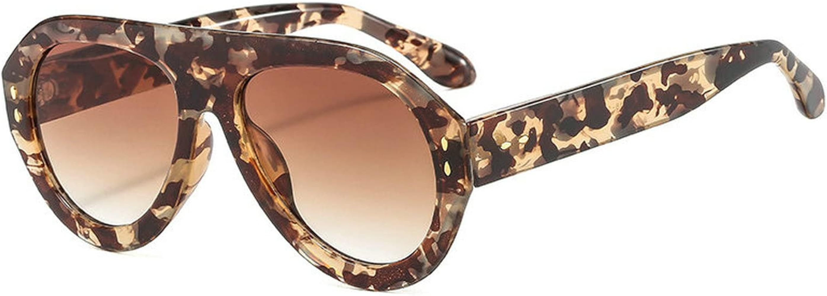 COTIA Punk Sunglasses Women Oversized Sun Glasses Men Women Thick Frame Eyewear | Amazon (US)