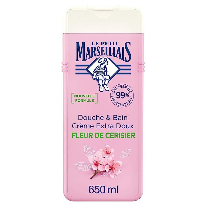 Le Petit Marseillais Shower & Bath Extra Gentle Cherry Blossom Body Wash Cream 650ml | Amazon (US)