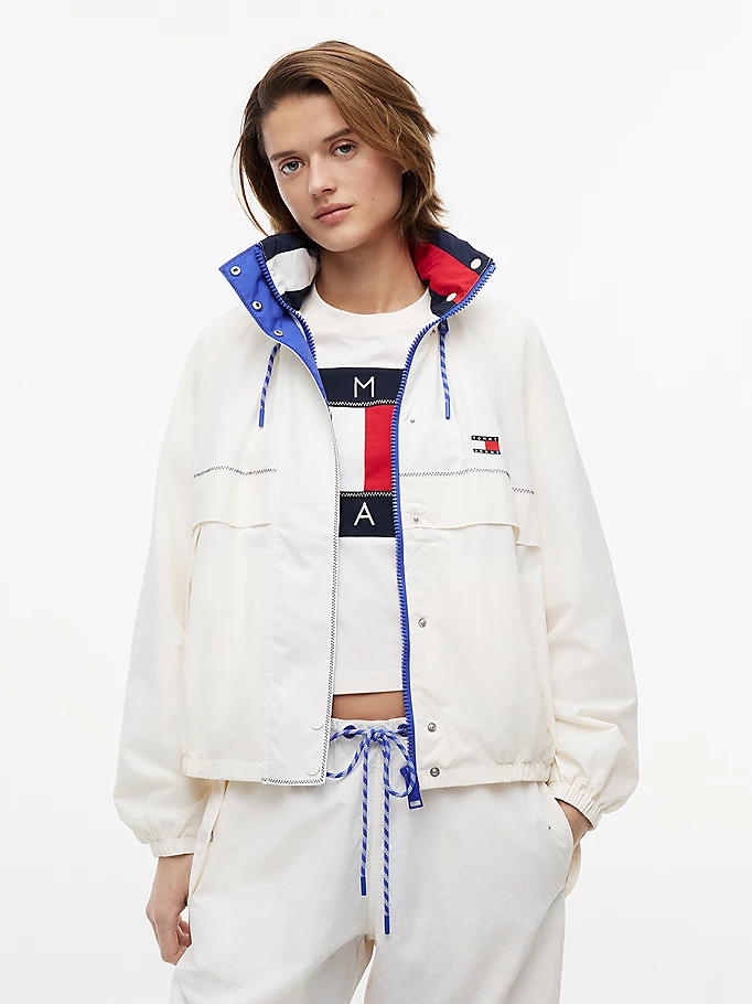 Water Resistant Oversized Regatta Windbreaker | Tommy Hilfiger UK