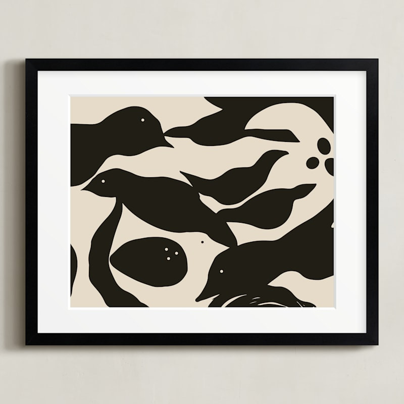 Swimming Birds | Minted