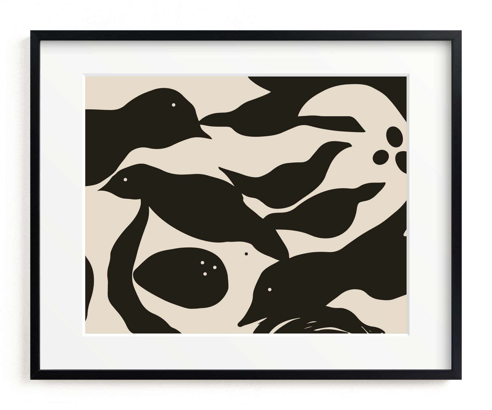 Swimming Birds | Minted
