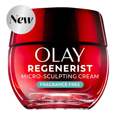 Olay Regenerist Face Moisturizer Micro-Sculpting Cream - Fragrance Free - 1.7oz: Anti-Aging, Peptide & Hyaluronic Acid Formula | Target