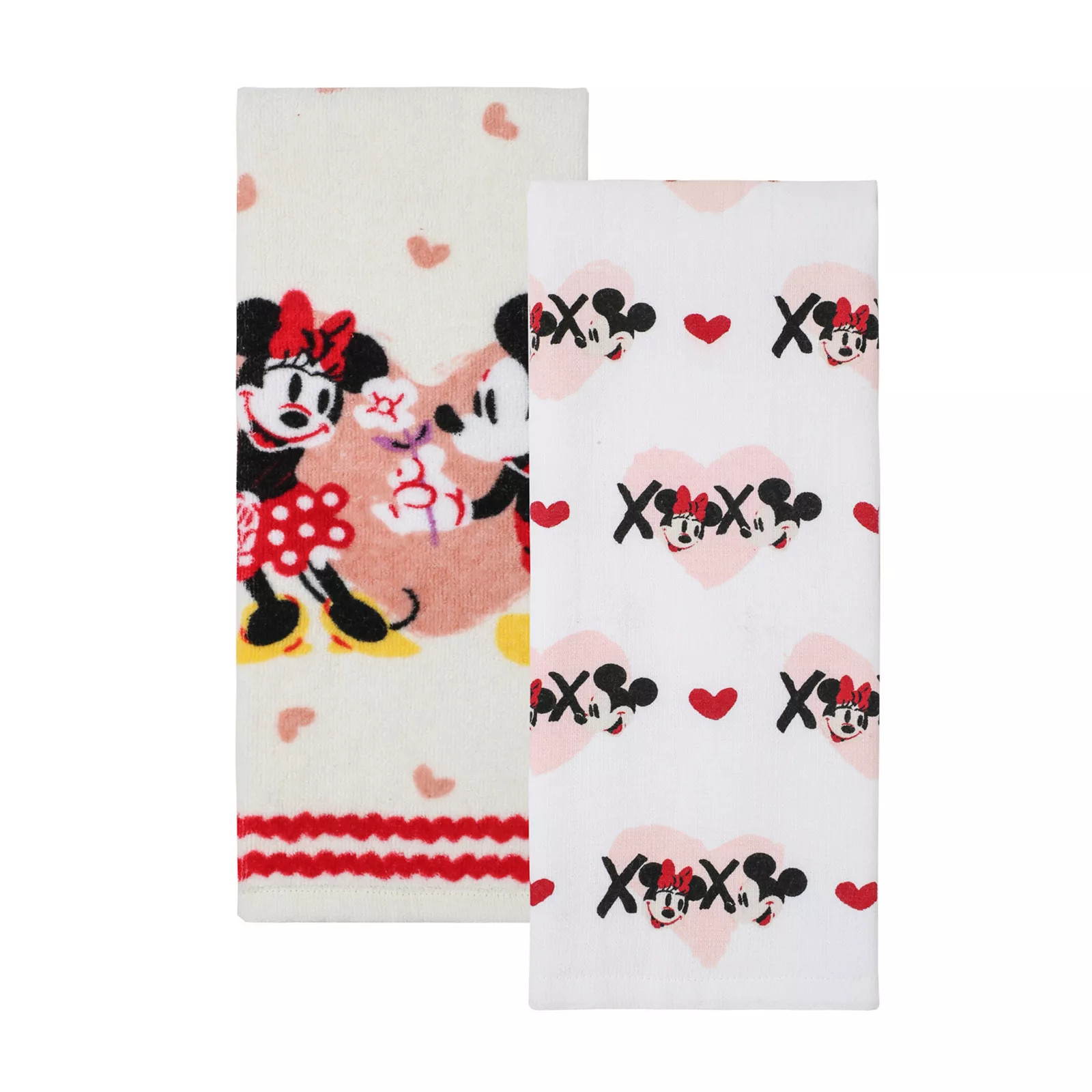 Disney's Mickey & Minnie Valentine's Day 2-piece Kitchen Towel Set by Celebrate Together™, Stream | Kohl's