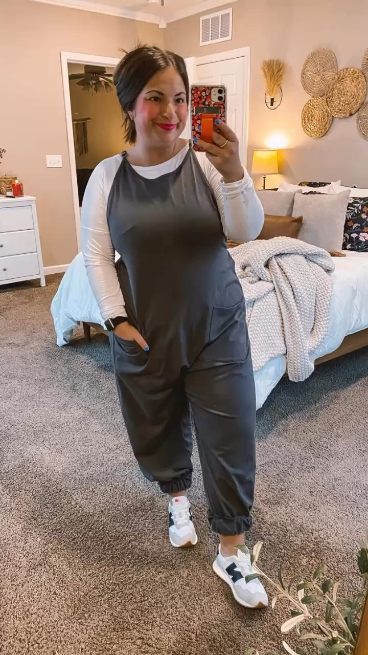 Running errands doesn’t have to mean sacrificing style! This Amazon jumpsuit is the perfect OOTD: comfy, chic, and oh-so-easy to throw on for a busy day. Pair it with some sneakers and you’re ready to tackle your to-do list in style!

sneakers: fit true to size // wearing a 3 in kids (linking adult sizes as well)
jumpsuit: fits oversized // wearing a large
long sleeve: fits true to size // wearing a medium 

 #LTKWatchNow #LTKSaleAlert #LTKStyleTip