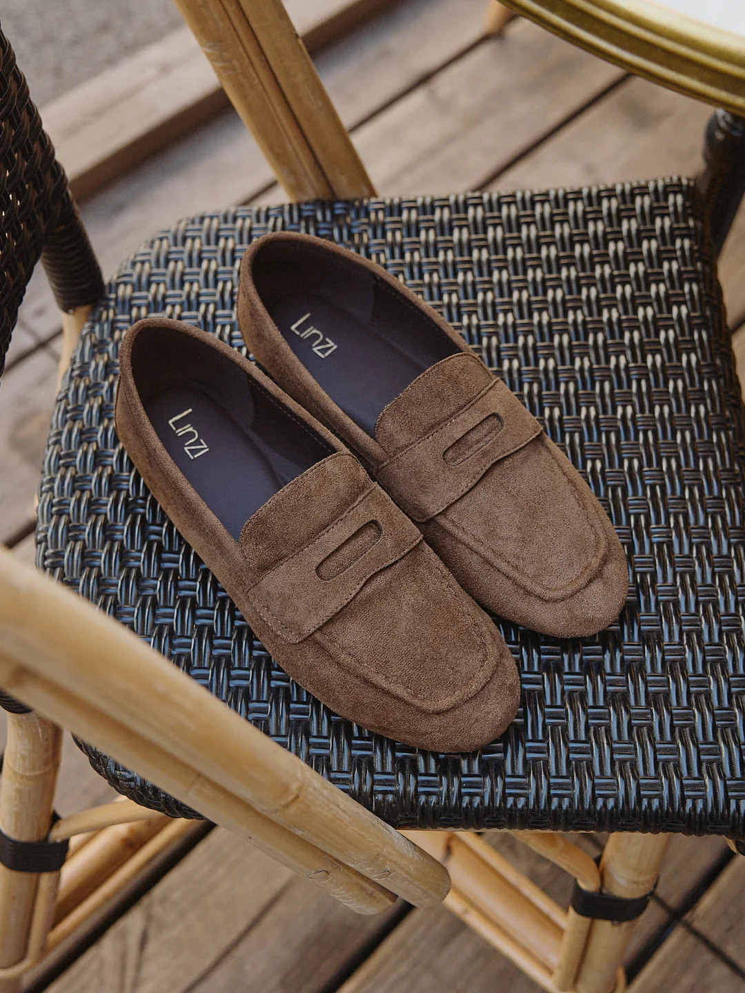 Clarify Brown Square Toe Loafers | Linzi Shoes