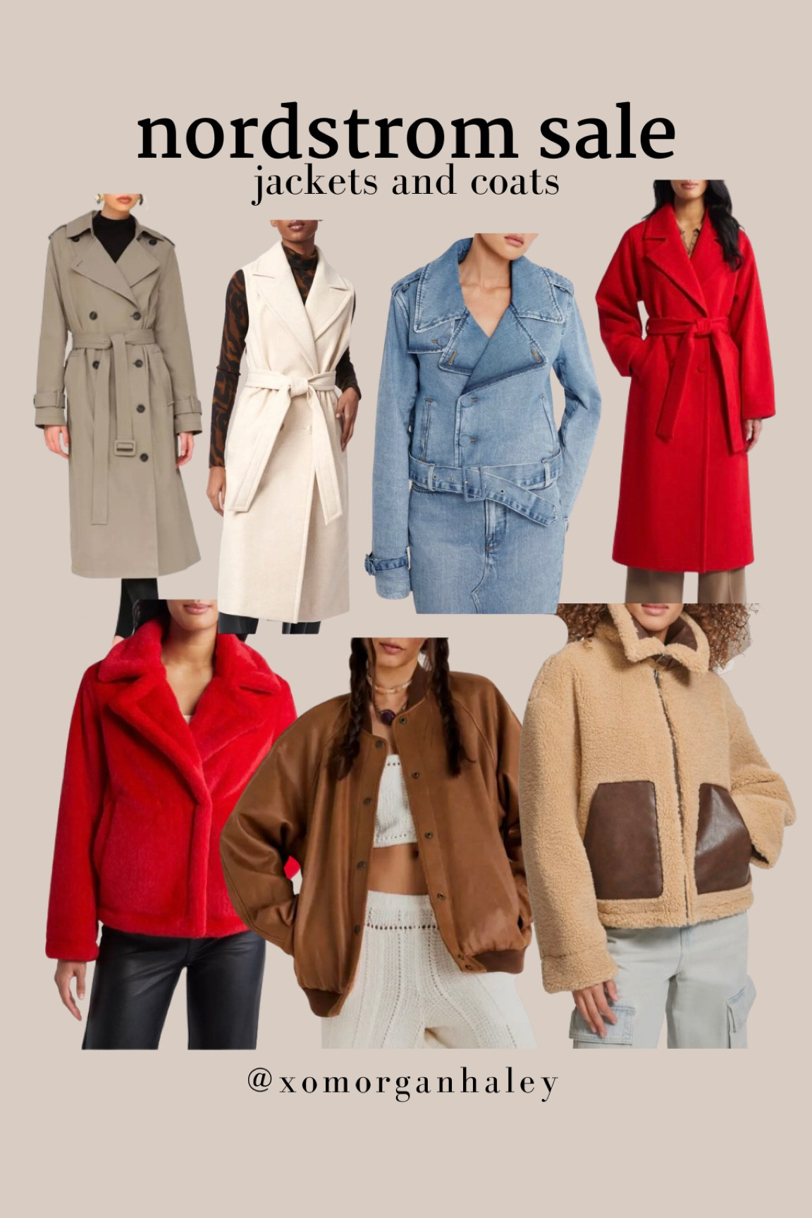Jackets and coats on the Nordstrom sale! I would do either size xl or xxl!! Love a fun jacket to complete an outfit in the fall and winter! 

#LTKxNSale #LTKMidsize #LTKSaleAlert