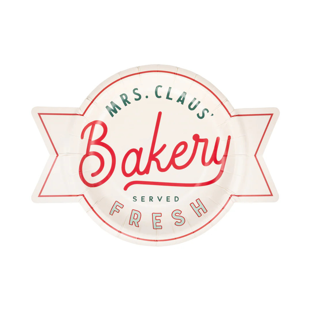 Occasions Mrs Claus' Bakery Plate | My Mind's Eye