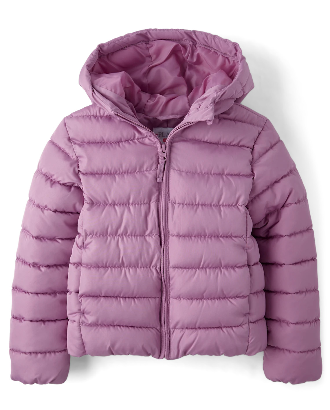 Girls Hooded Puffer Jacket - pink | The Children's Place