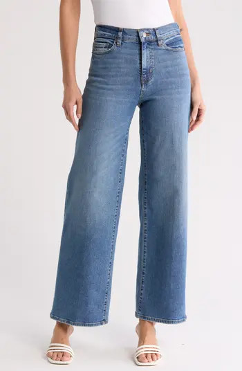 Le Slim High Waist Wide Leg Palazzo Jeans | Nordstrom Rack