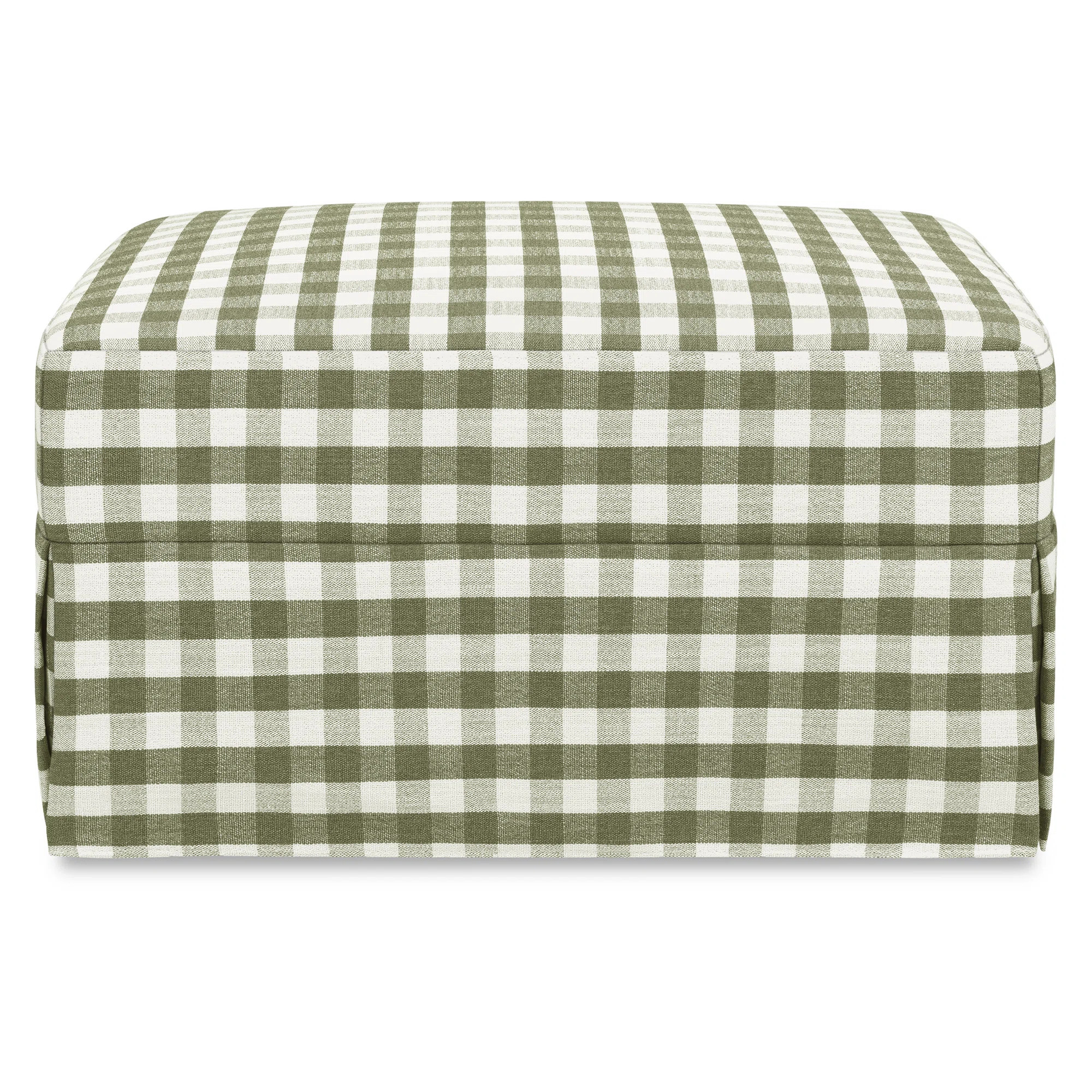 Crawford Upholstered Ottoman | Birch Lane