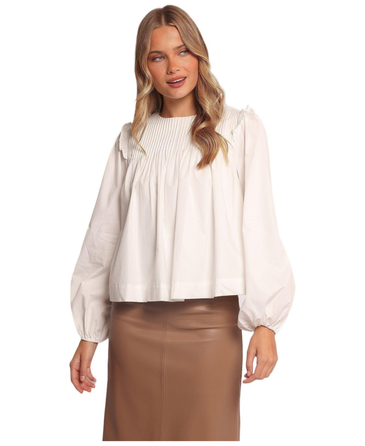 Petal and Pup Women's Melba Blouse - White | Macy's
