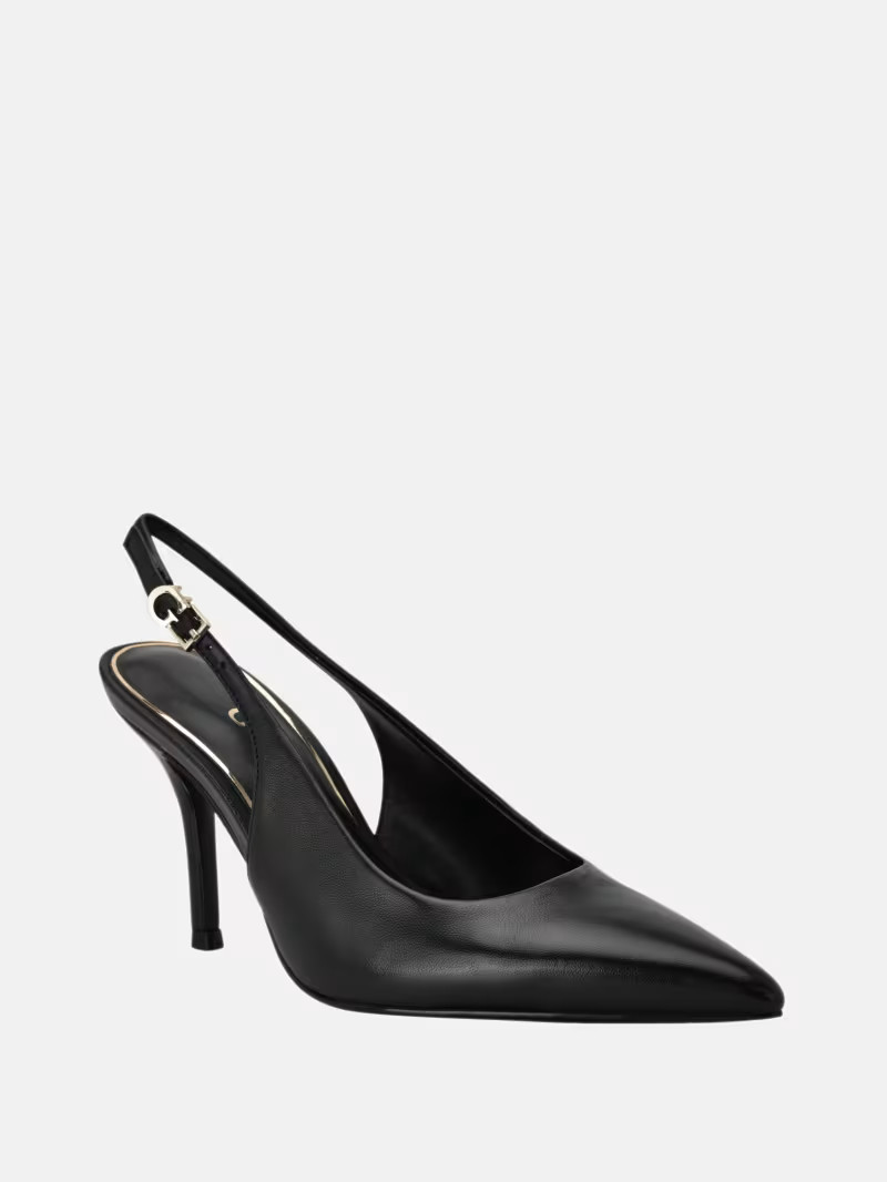 Princelsa Leather Slingback Pumps | GUESS® Official Website | Guess (US)