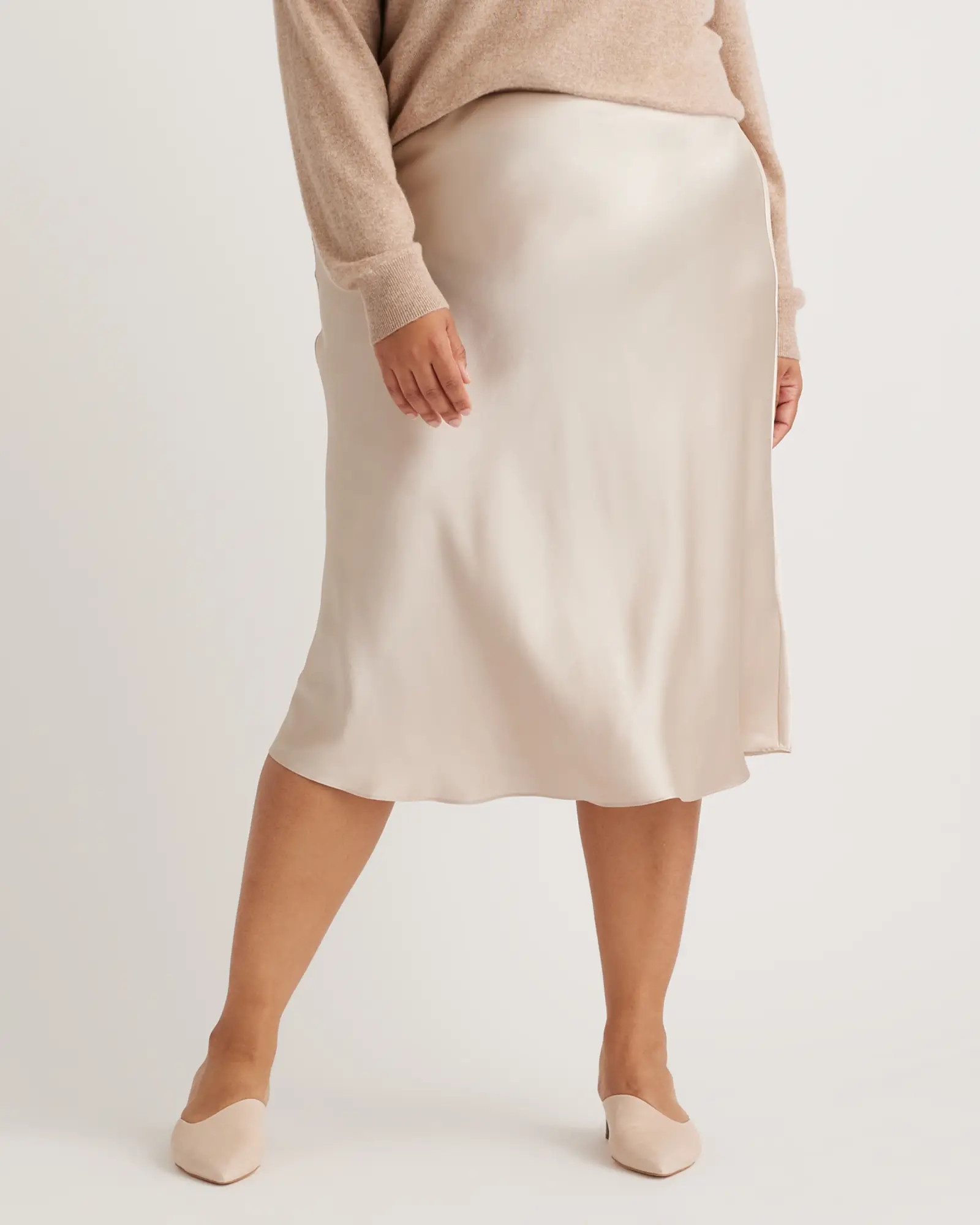 100% Washable Silk Skirt - Plus Size | Quince