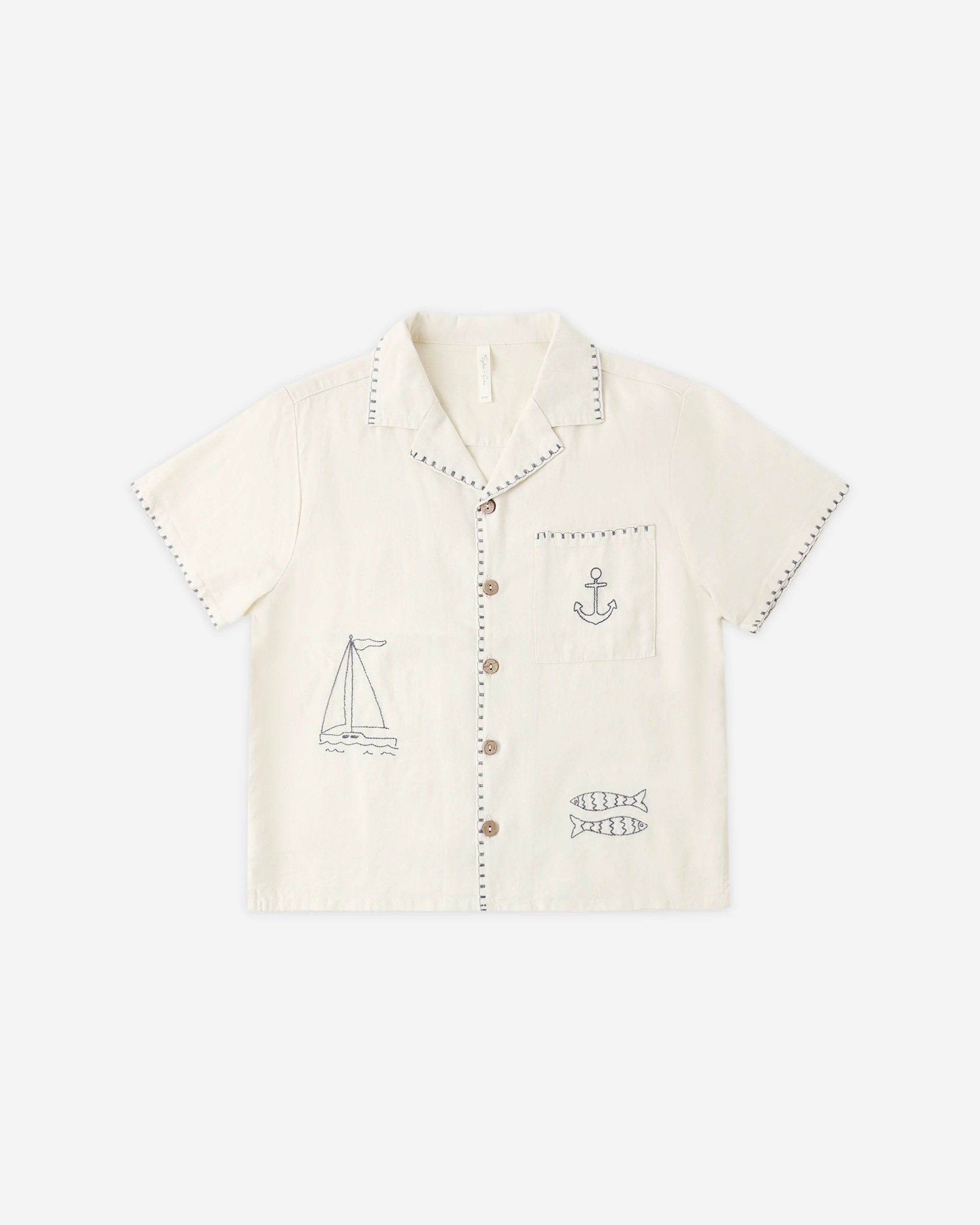 Lapel Collar Shirt Sailor | Rylee + Cru