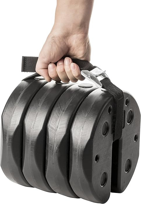 US Weight 40 Pound Canopy Weight Set of 4 and Carry Strap with No-Pinch Design - Easy Installatio... | Amazon (US)