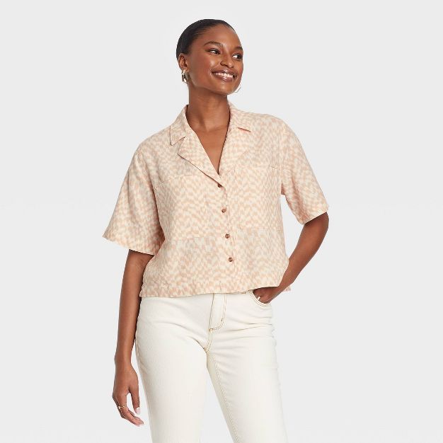 Women's Short Sleeve Button-Down Shirt - Universal Thread™ | Target