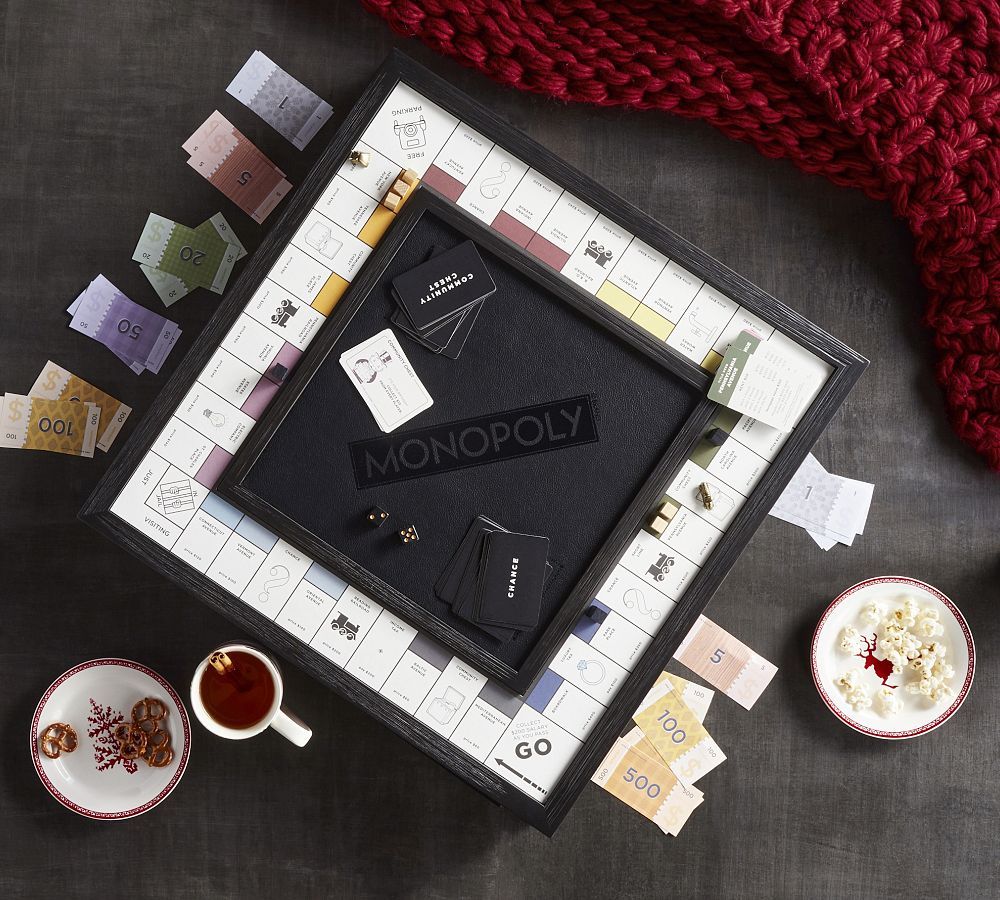 Wooden Monopoly Board Game - Luxury Edition | Pottery Barn (US)