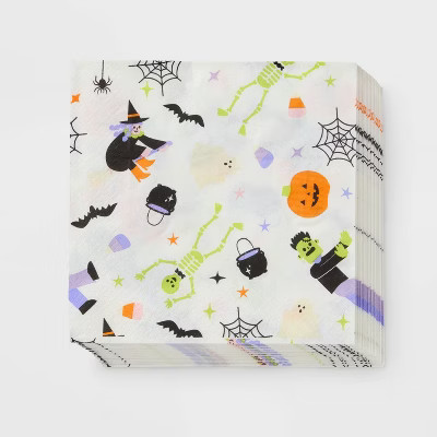 20ct Halloween Monster Party Lunch Napkin - Spritz™ | Target