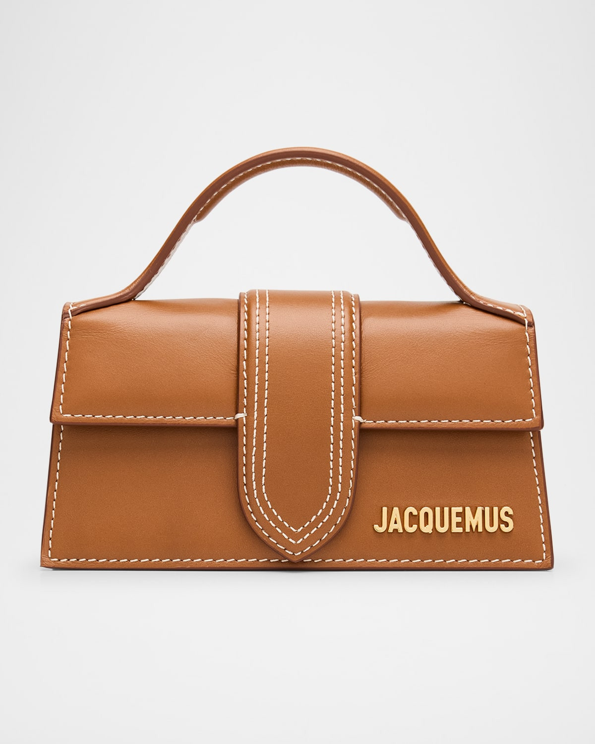 Le Bambino Leather Top-Handle Bag | Neiman Marcus