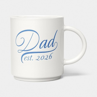 14oz Dad Est.2026 Stacking Mug White - Room Essentials™ | Target