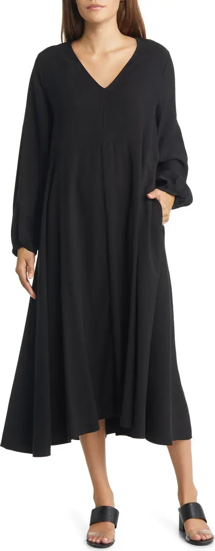 Nordstrom Long Sleeve Trapeze Dress | Nordstrom | Nordstrom