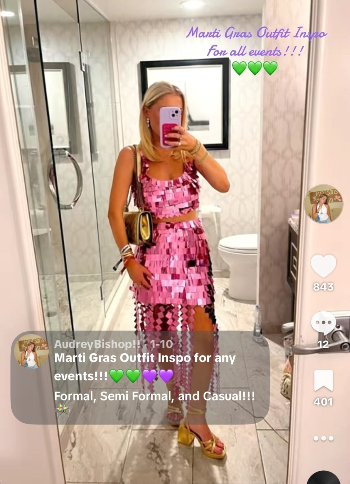 Mardi Gras!!!


#LTKSeasonal #LTKootd